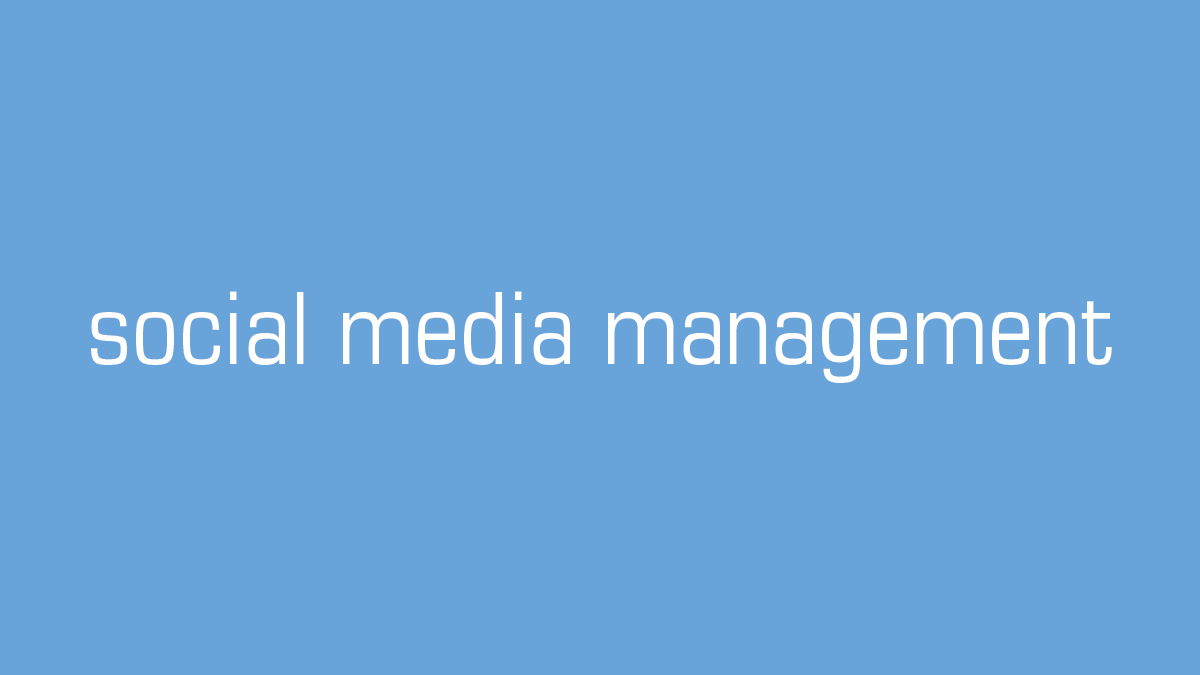 social media management