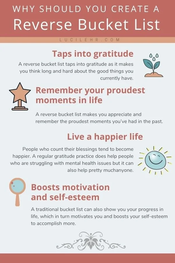 Why You Should Have a Gratitude List (Reverse Bucket List)