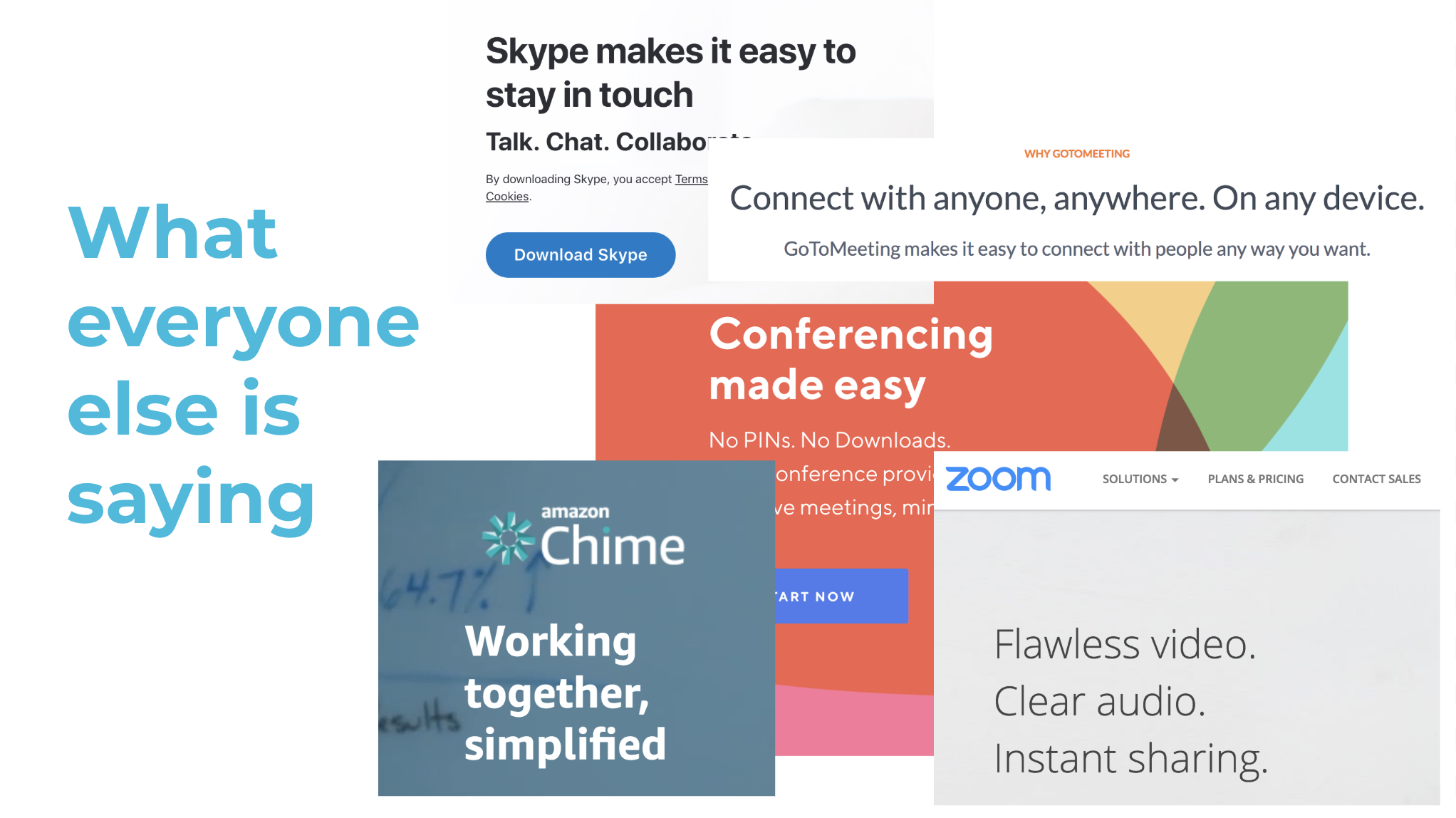 The conference call category consists of monotonous messaging about connection and ease of use. We knew we had to shake things up.