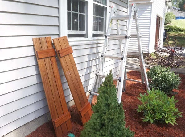 DIY Wood Shutters