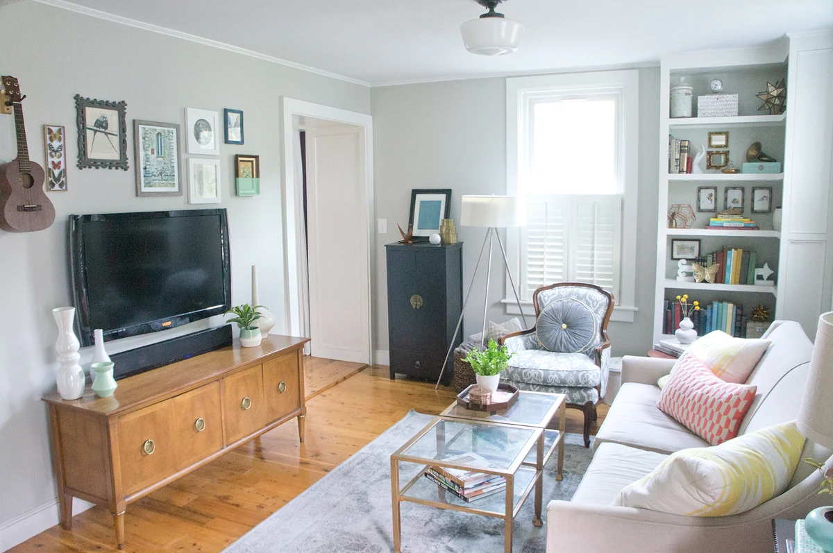 Living Room Before and After Blog Hop