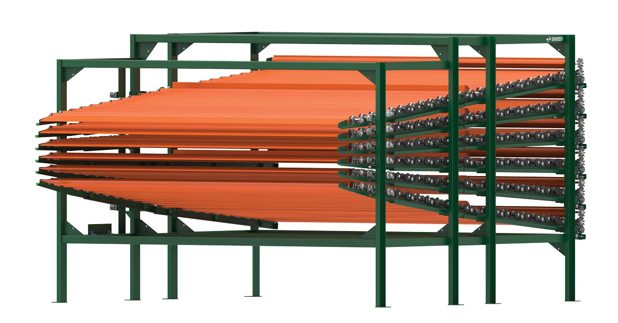 Infeed Roll Section - 6 Deck