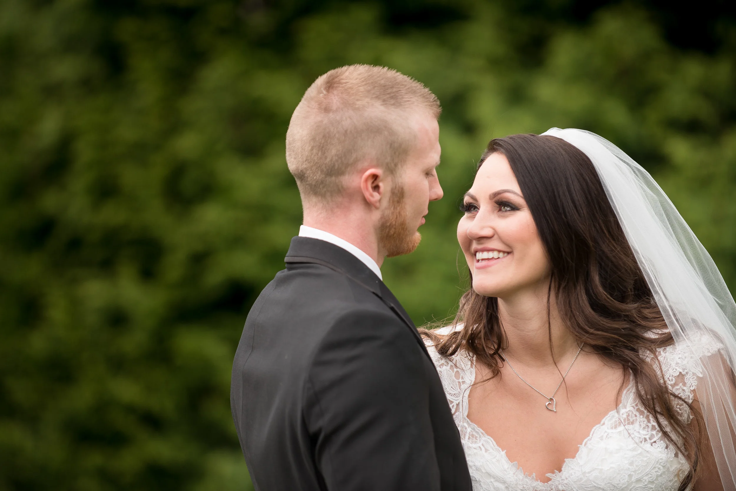 The Falls wedding Bride and Groom