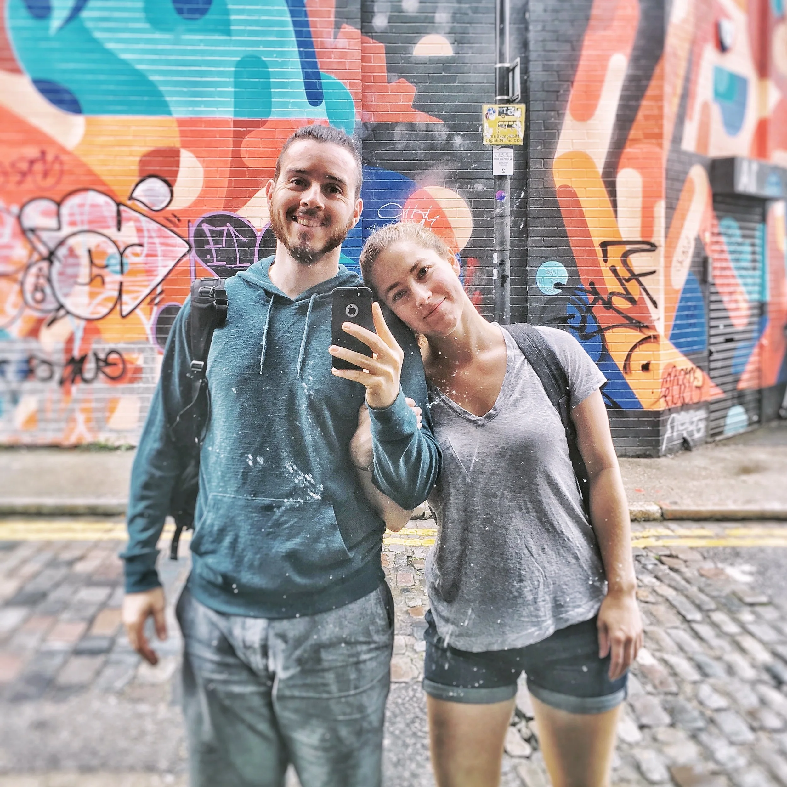 Robert and Sara in London, 2017