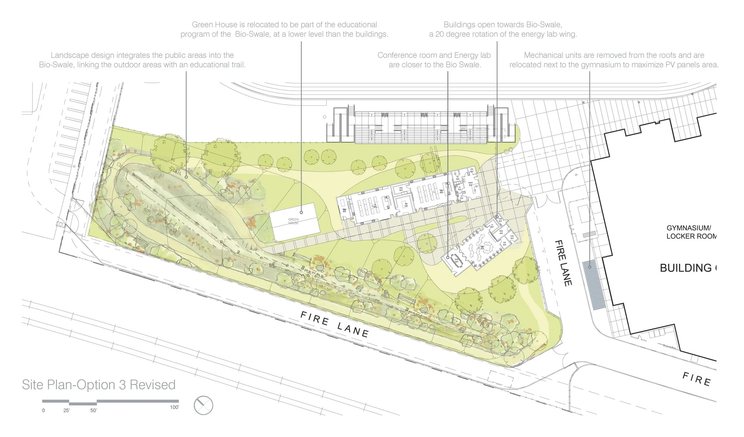 Proposal for Central Region High School #13 on Parcel F2