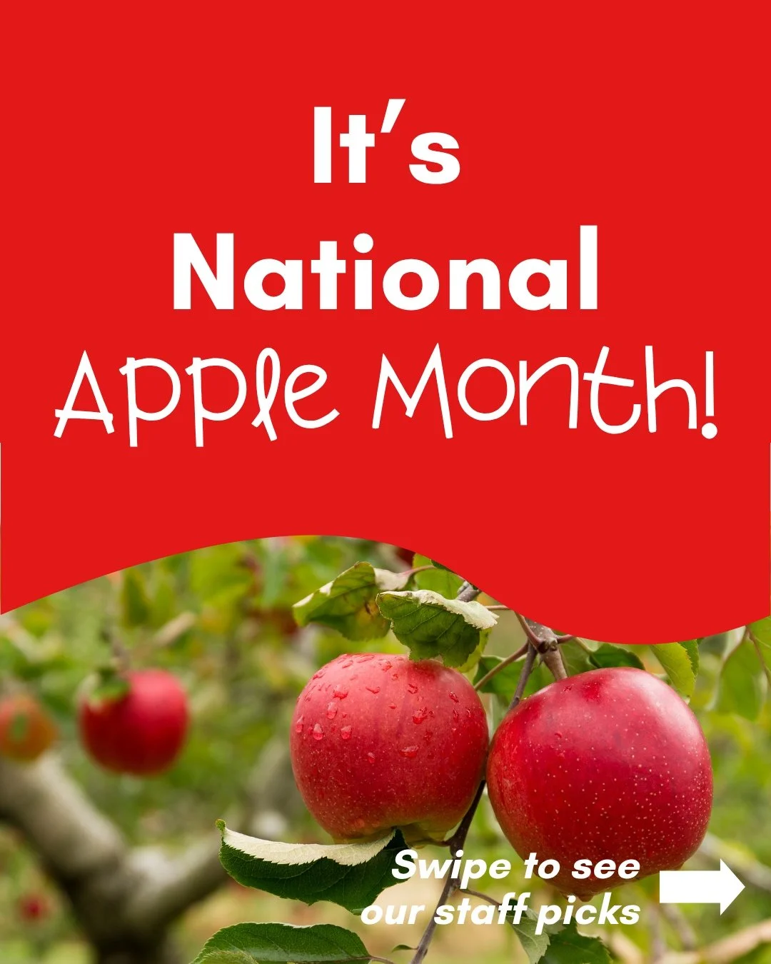 It&rsquo;s no core-cidence that apples are a staff favorite! 🍎

October is National Apple Month, and we're celebrating with some juicy favorites from our amazing team! From Honeycrisp to Granny Smith, each of us has our own go-to this fall season. 
