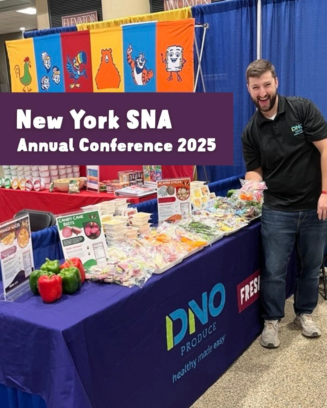 On the road again! Our Education Sales Manager, Kevin, traveled to Buffalo, New York to attend the School Nutrition Association of New York&rsquo;s Annual Conference. 🦬🍎

We were thrilled to share a booth with a wonderful distributor partner from L