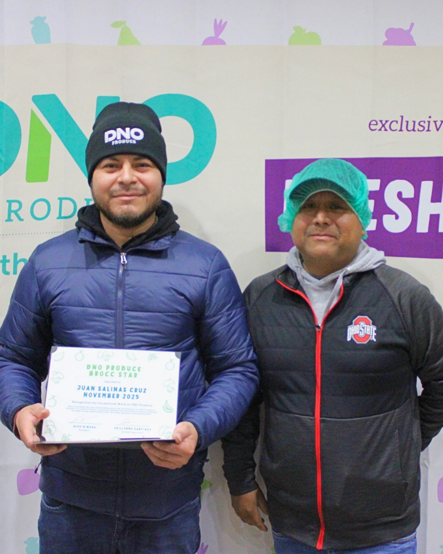 Behind each crisp carrot chip and fresh apple slice is a sanitation team working hard to ensure every piece of our equipment is spotless and meets food safety criteria. 

Juan is our Washer, meaning he is responsible for keeping our produce safe and 