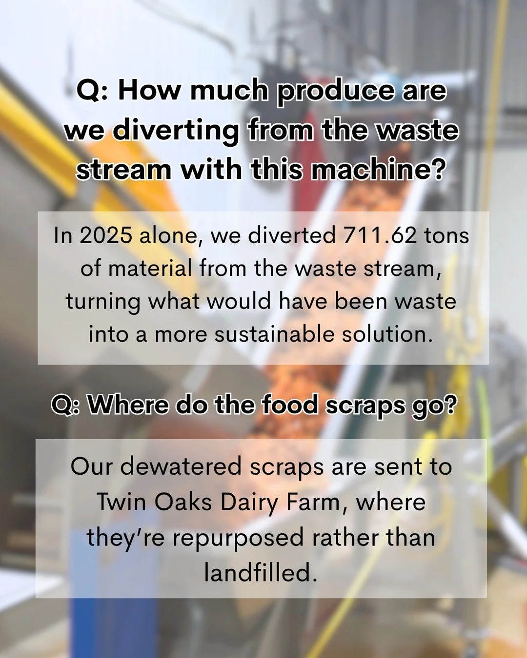 In the back room of the back room of our production floor, you'll find our "dewaterer" machine. It might just be the most unique piece of equipment we own, and it serves a powerful purpose!

The name says it all. Scraps from our production 