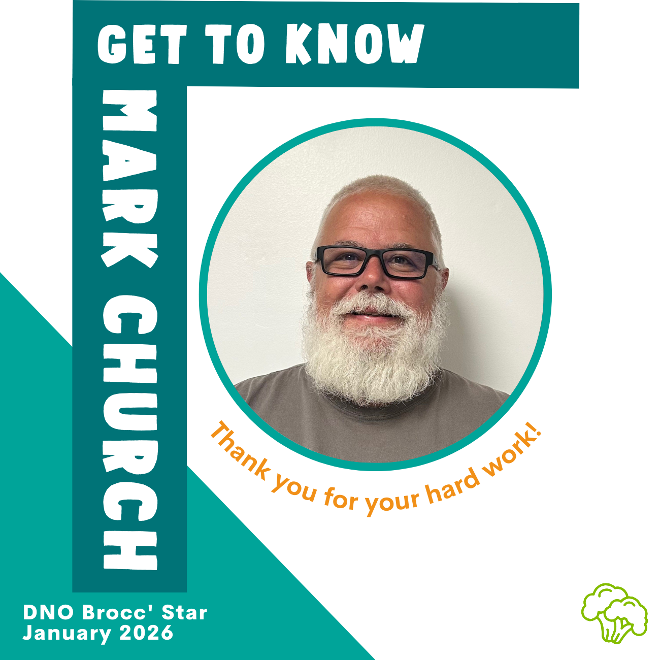 Meet Mark: Our January Brocc Star!