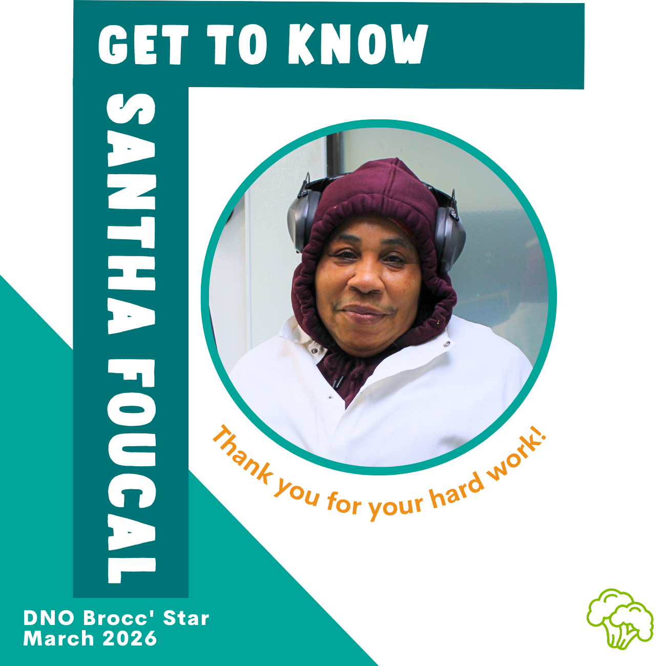 Meet Santha: Our March Brocc Star