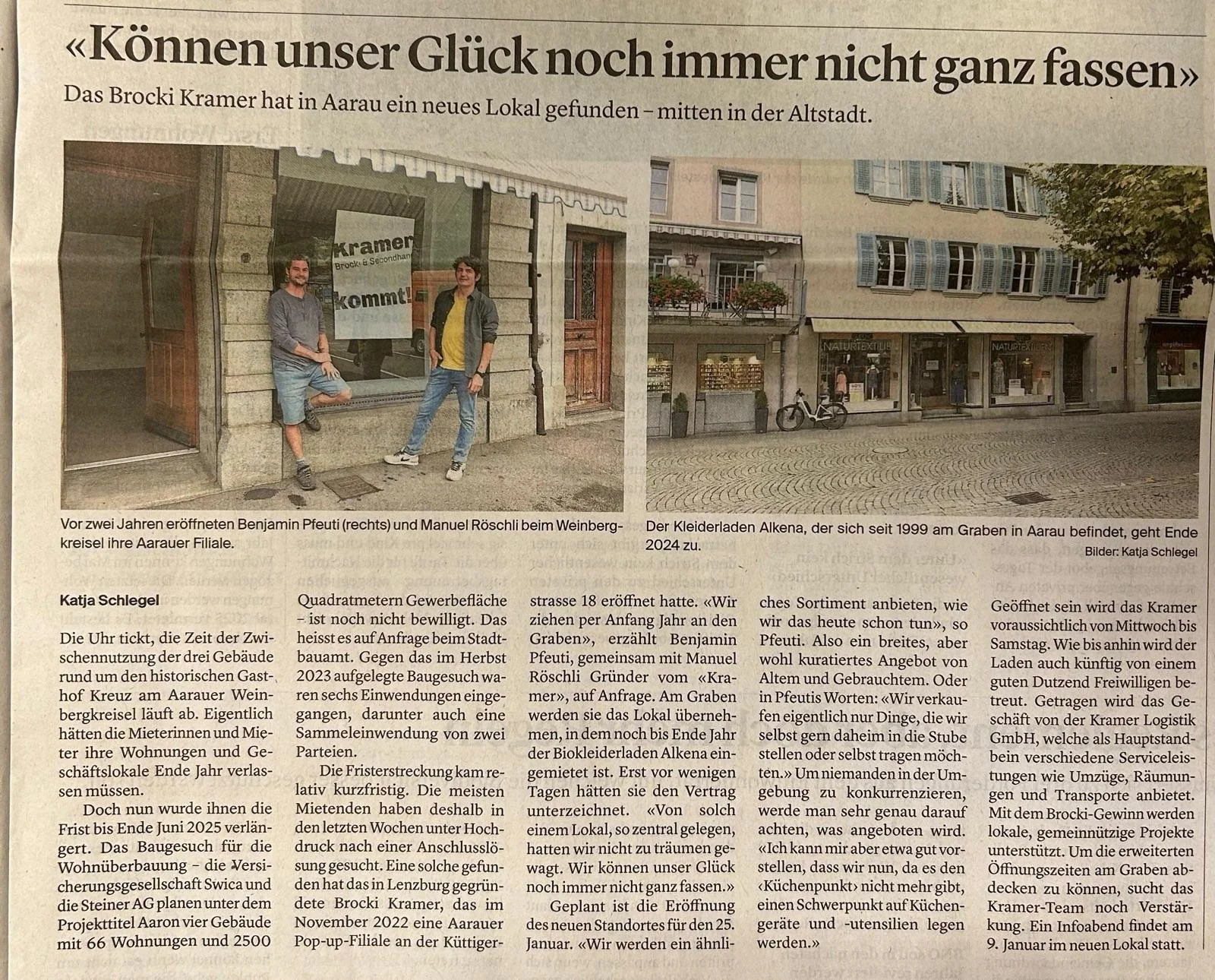 Neues Glück am Graben Aarau