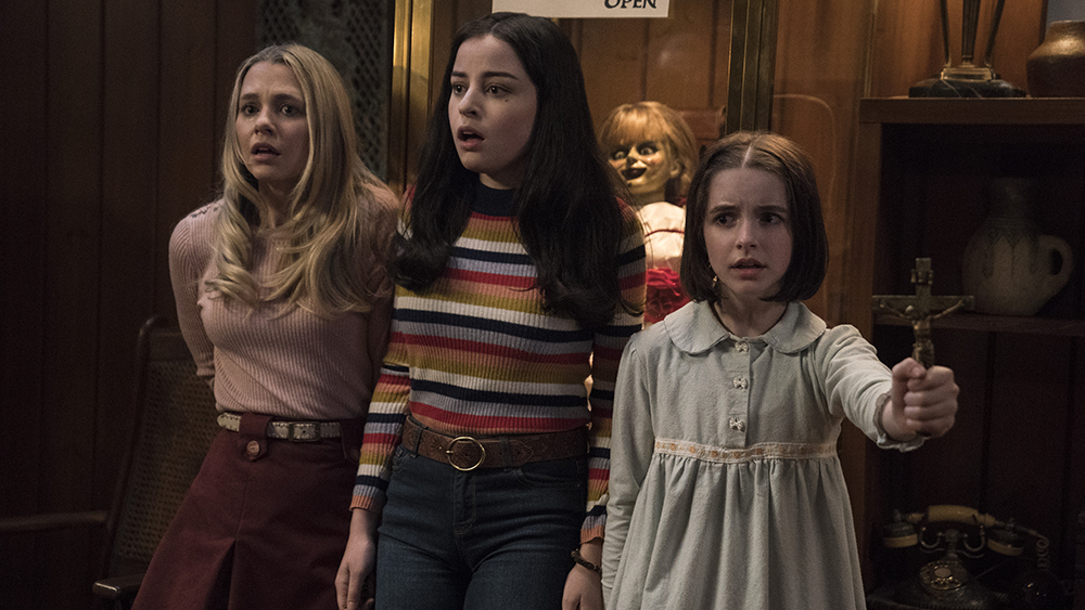 Screenshot from Annabelle Comes Home produced by Atomic Monster Productions, New Line Cinema, and The Safran Company