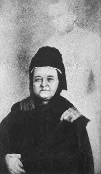 The photo taken of Mary Todd Lincoln, found on Wikimedia Commons.