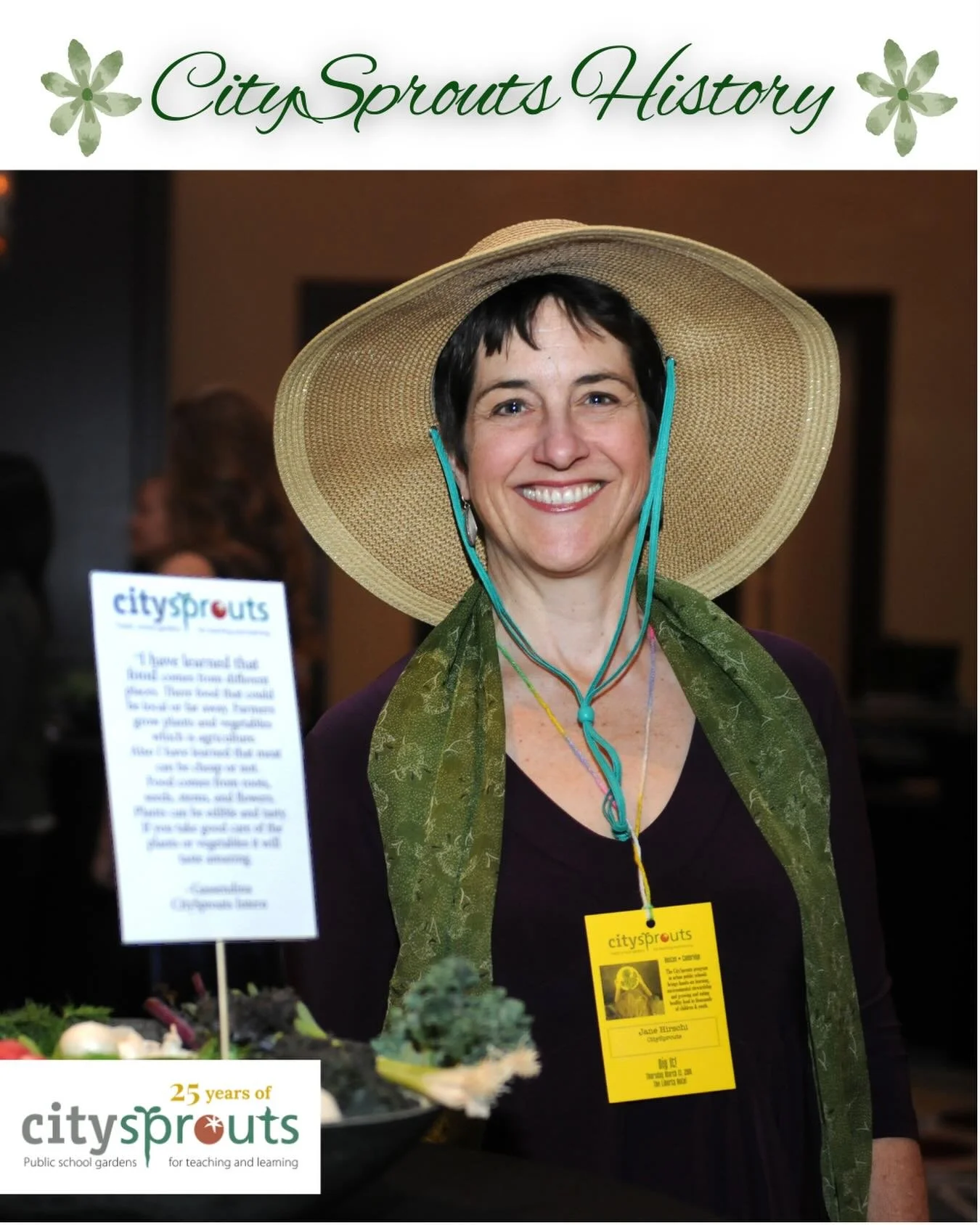 CitySprouts began in 2001 with our founder Jane Hirschi engaging her daughter&rsquo;s classroom through hands-on learning. CitySprouts has since expanded to 24 partner schools in Cambridge and Boston! 🌱

Learn more about our roots and history on our