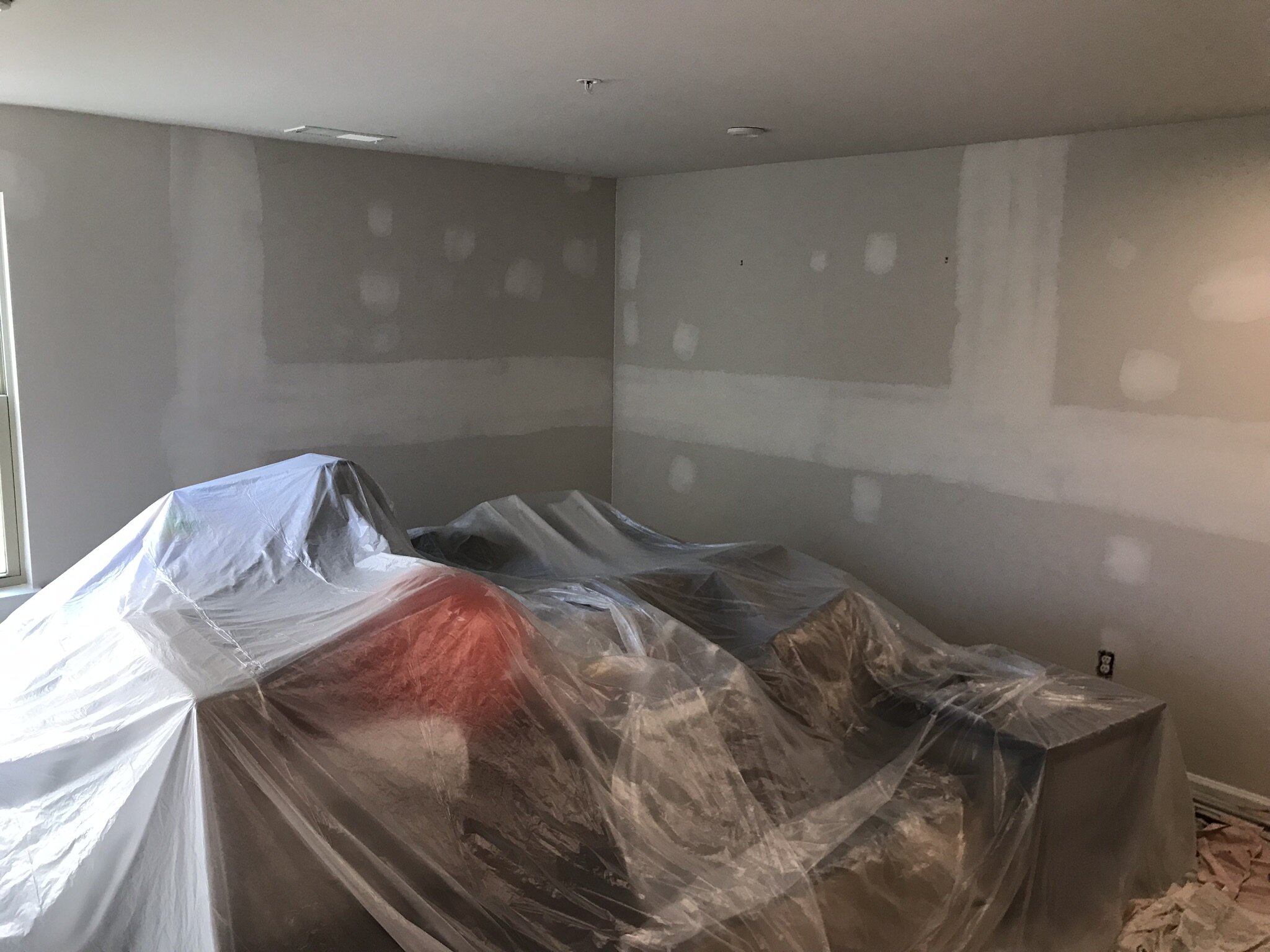 Family Room Drywall Repair