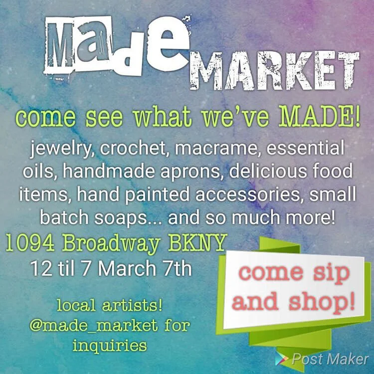 Made Market- Bushwick Brooklyn Pop Up Shop