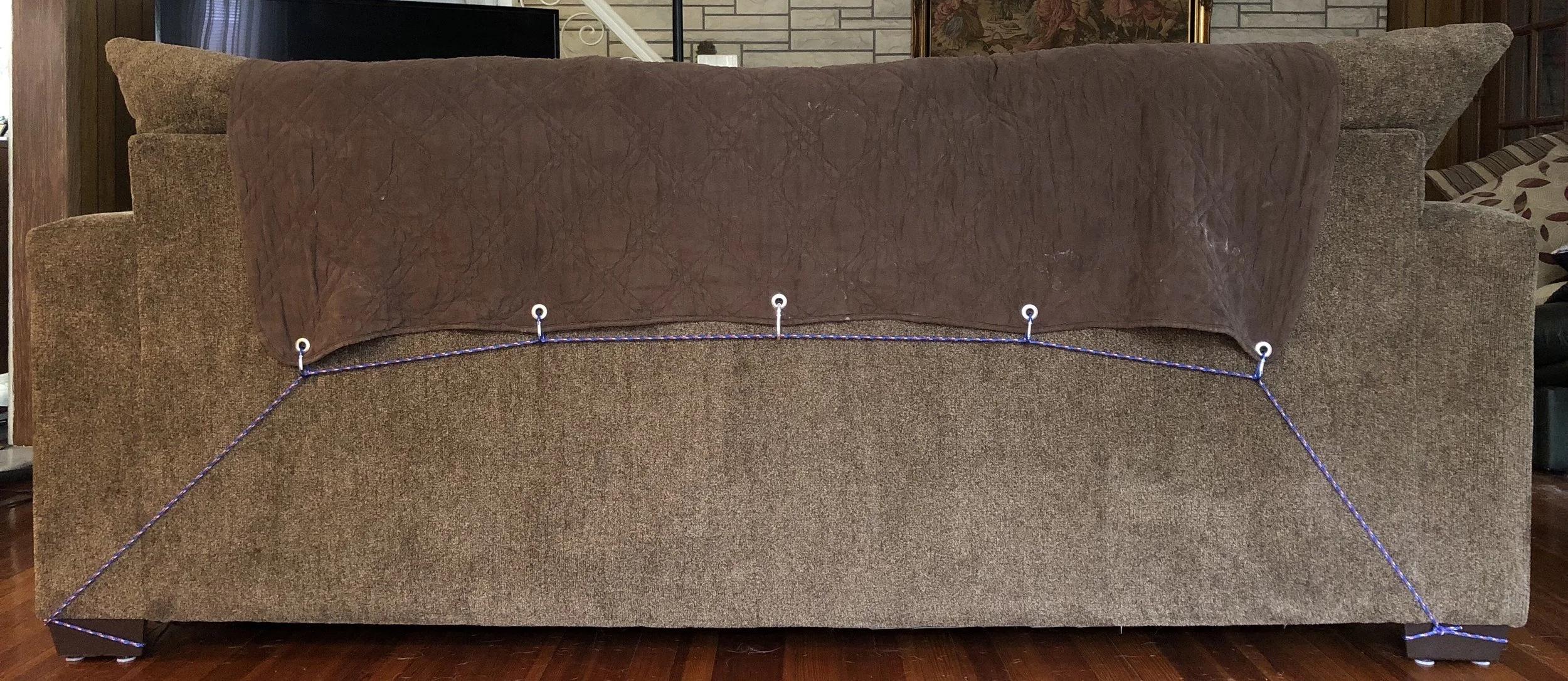 Pet Parent Hack: No More Adjusting Couch Covers!