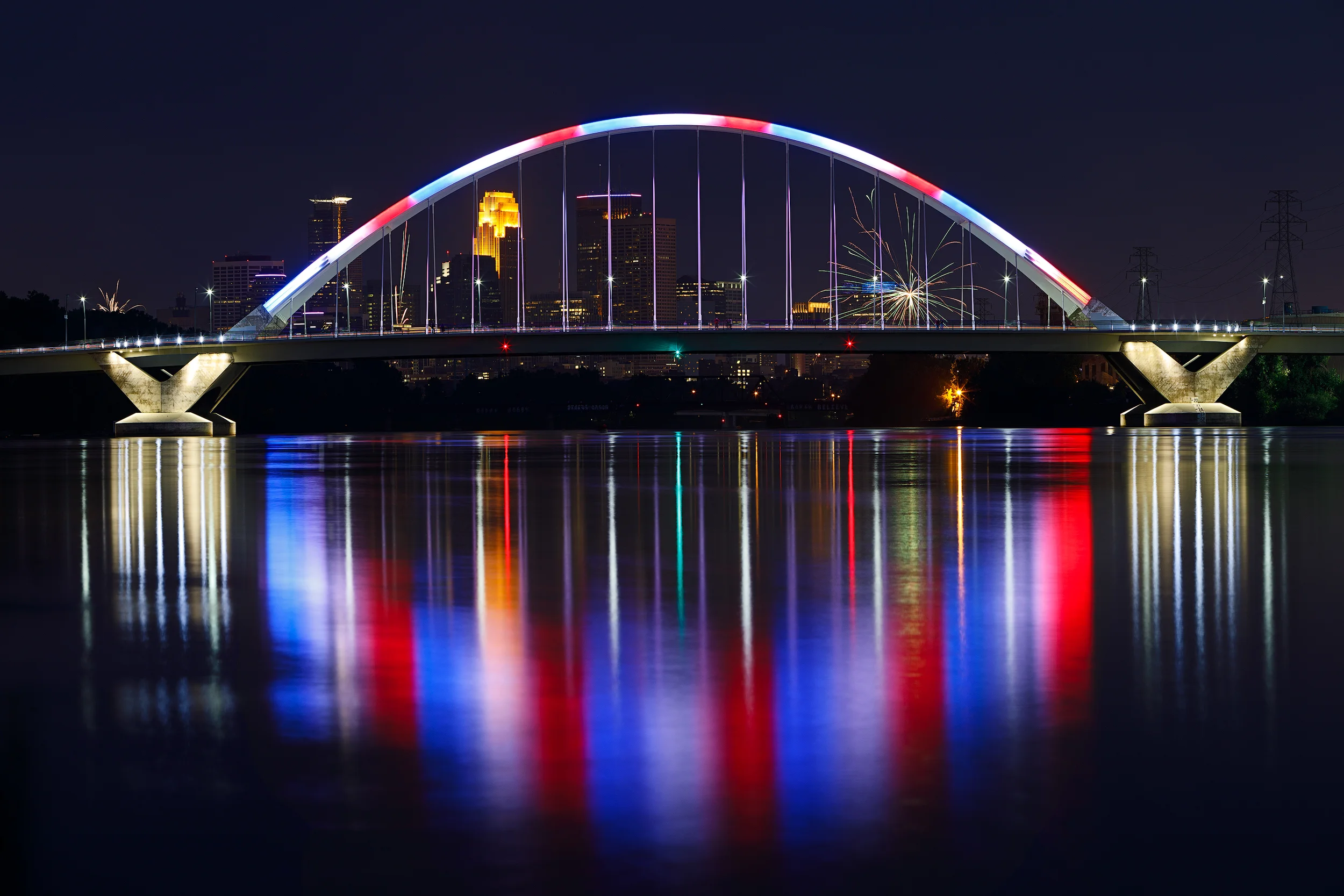 4th of July at Lowry Avenue Bridge