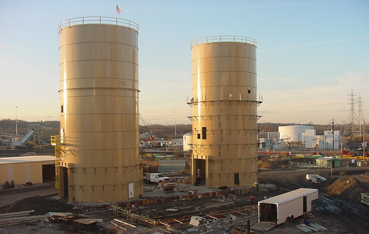 Dry fly ash tanks  building 12-3-01.jpg