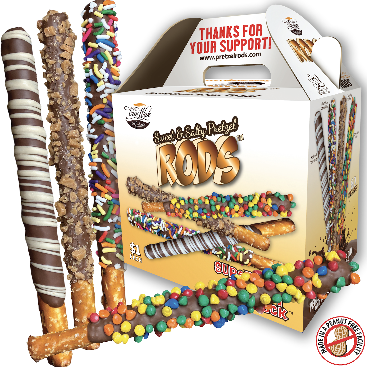   Click here for Pretzel Rods  