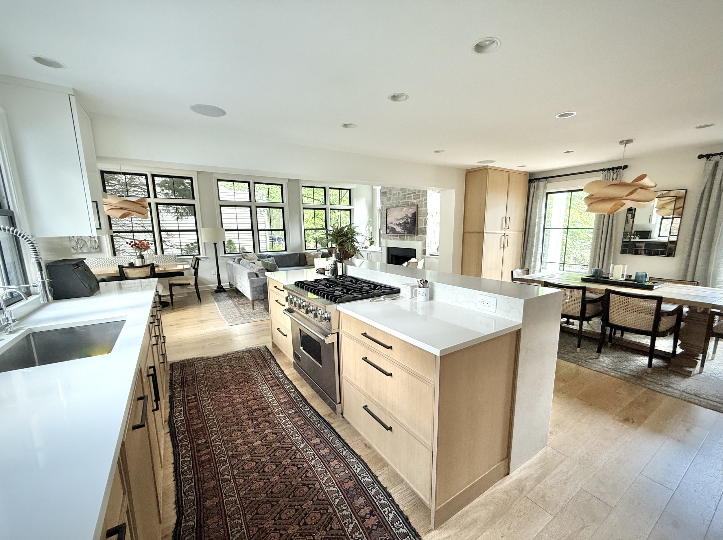 AFTER: open plan kitchen