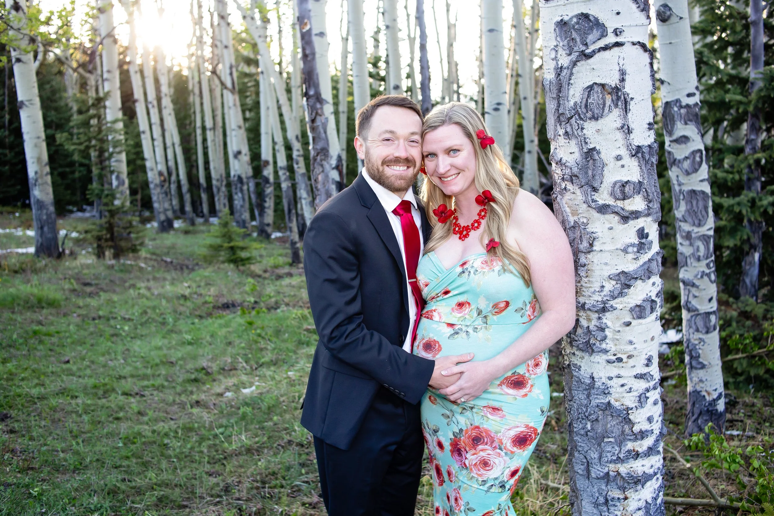 Evergreen Colorado Maternity Portraits