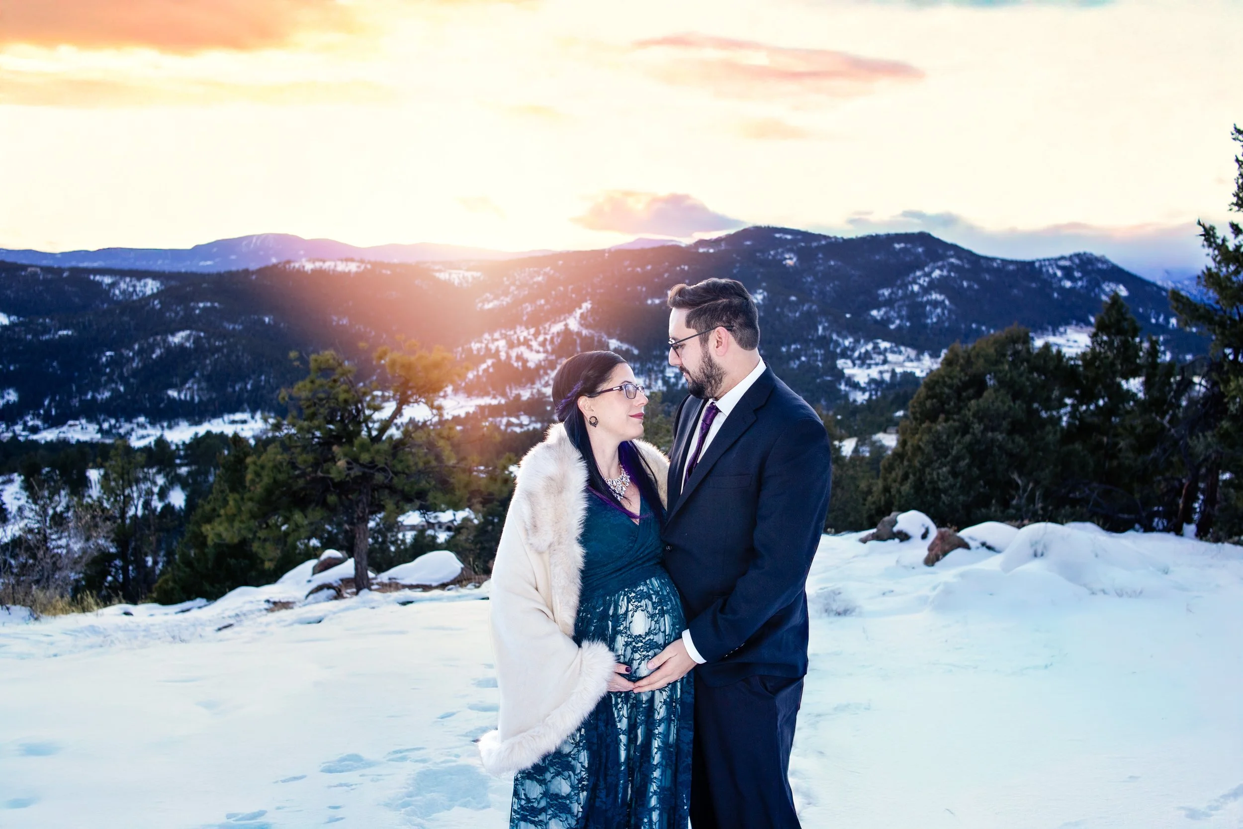 Colorado Winter Maternity session