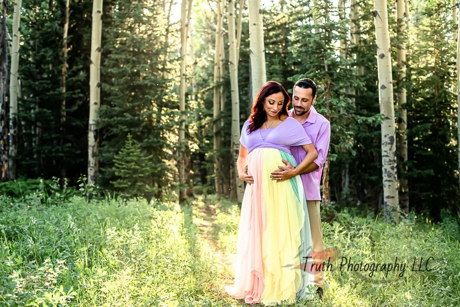 Denver rainbow baby session