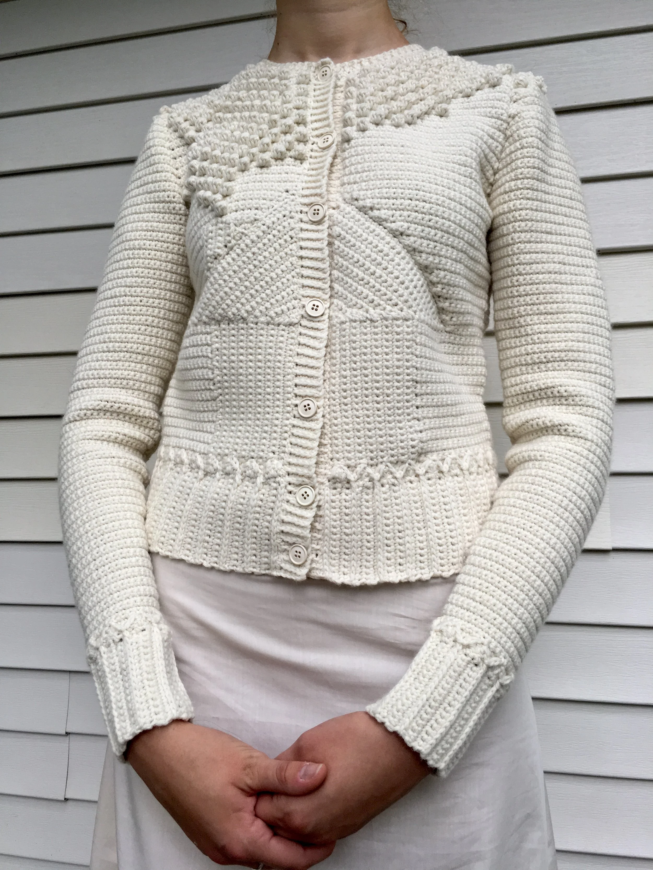 White Picket Fence Cardigan