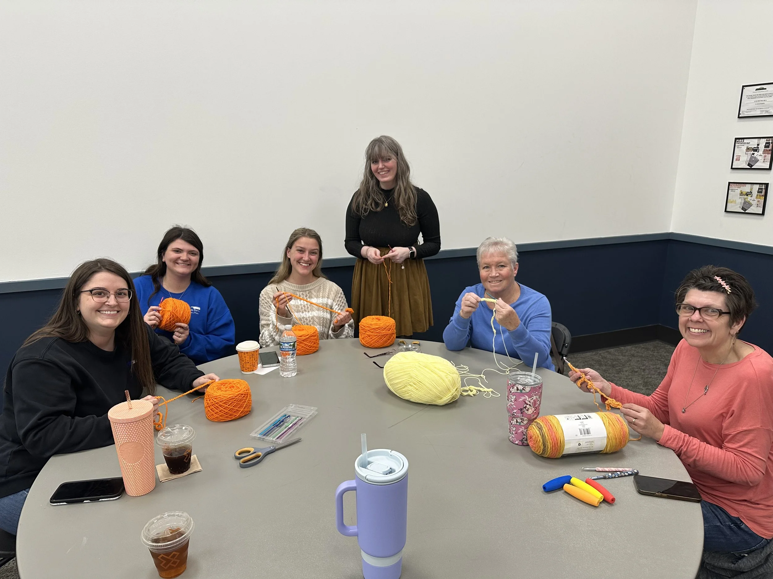 Crochet Club Employee Event