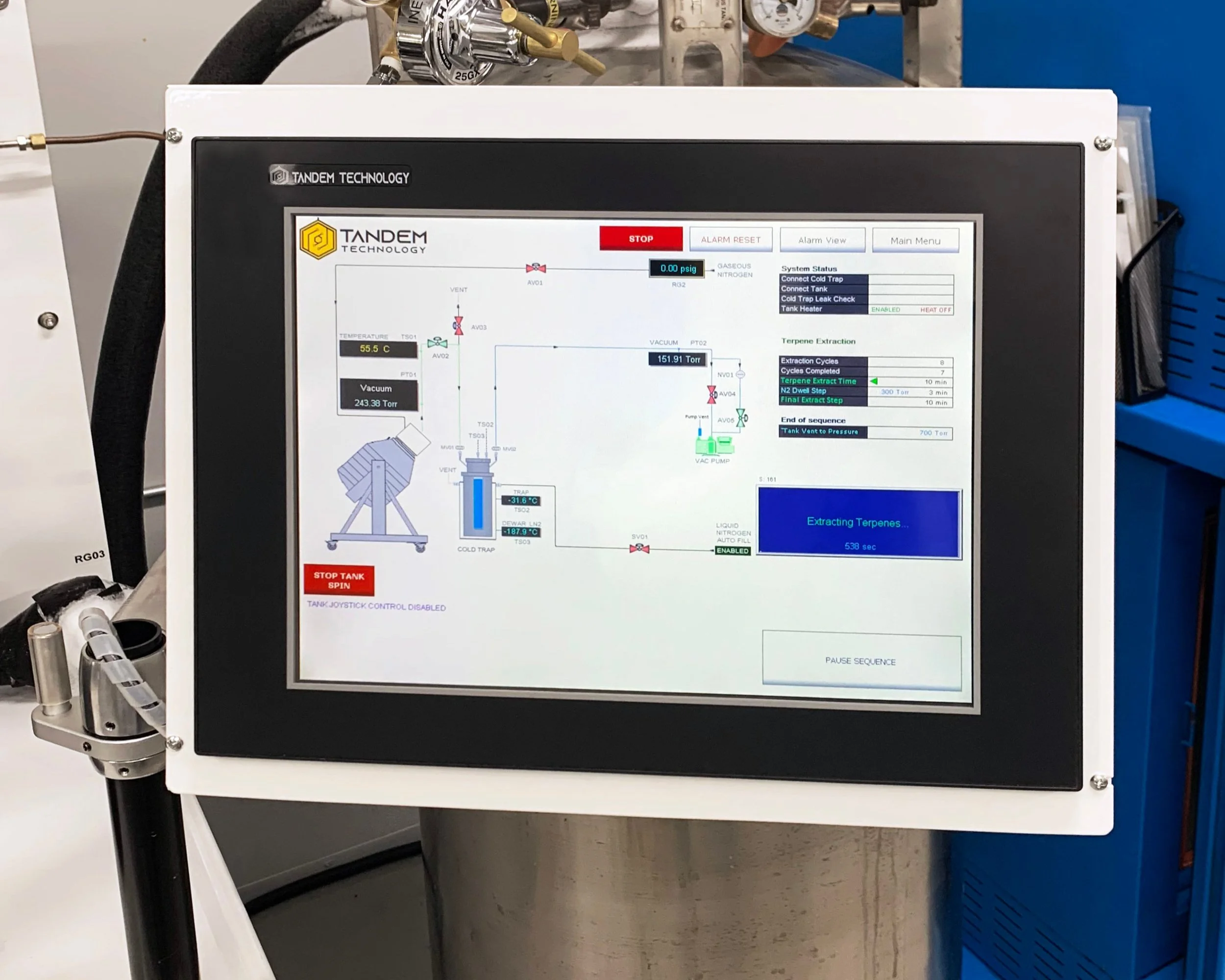 STX-90 user interface