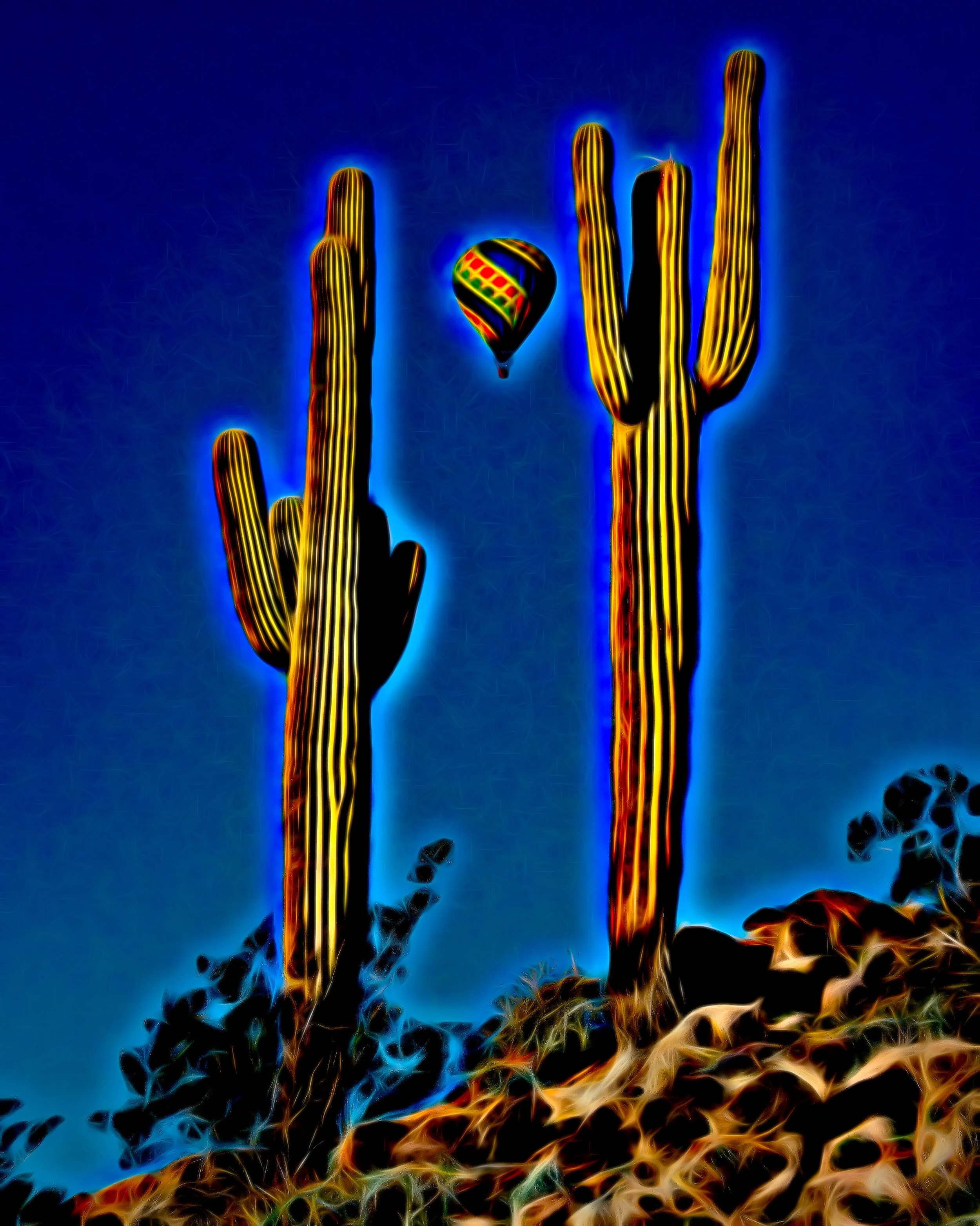 Between the Cacti