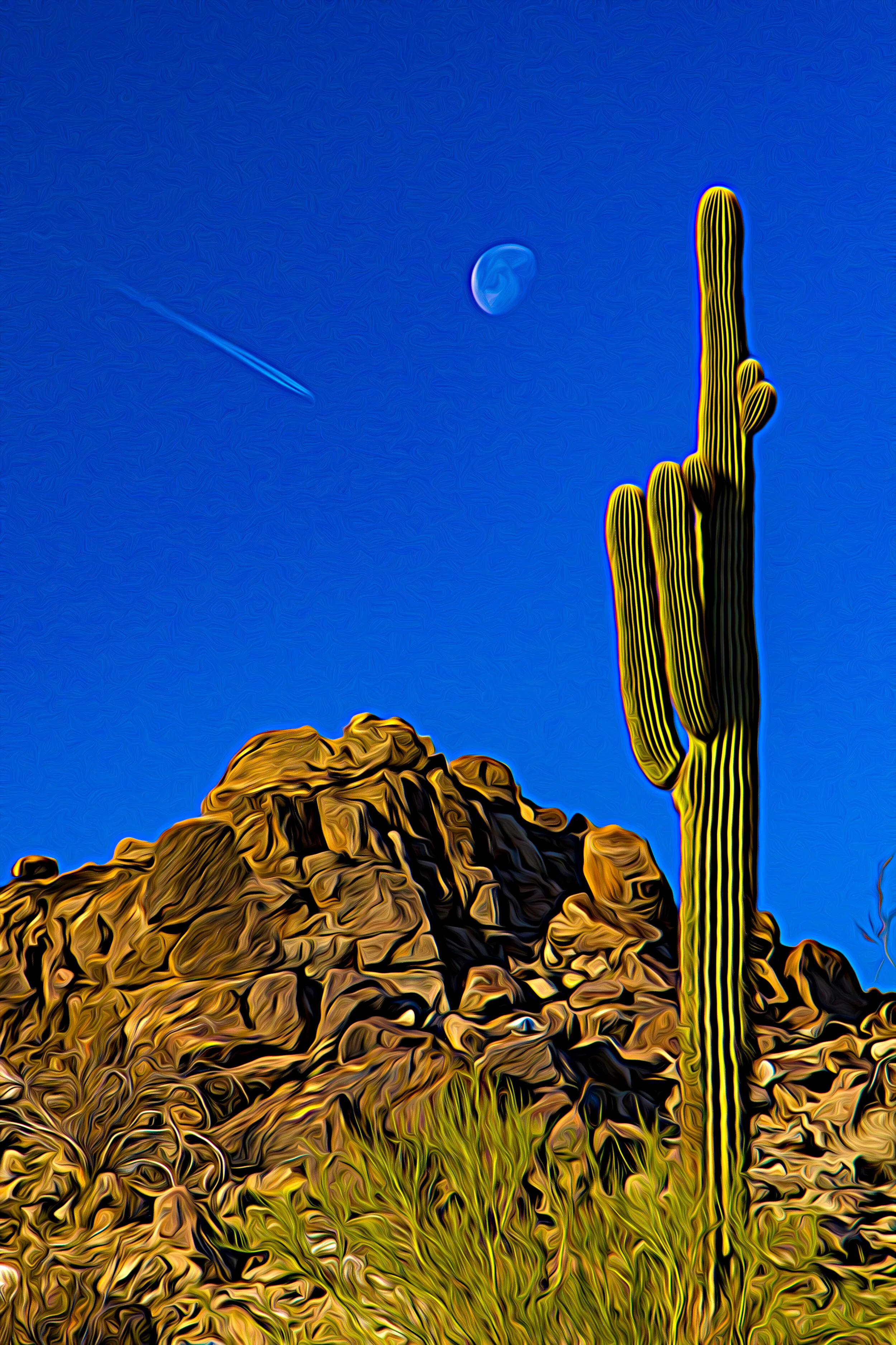 Cactus, Contrail and Moonshine