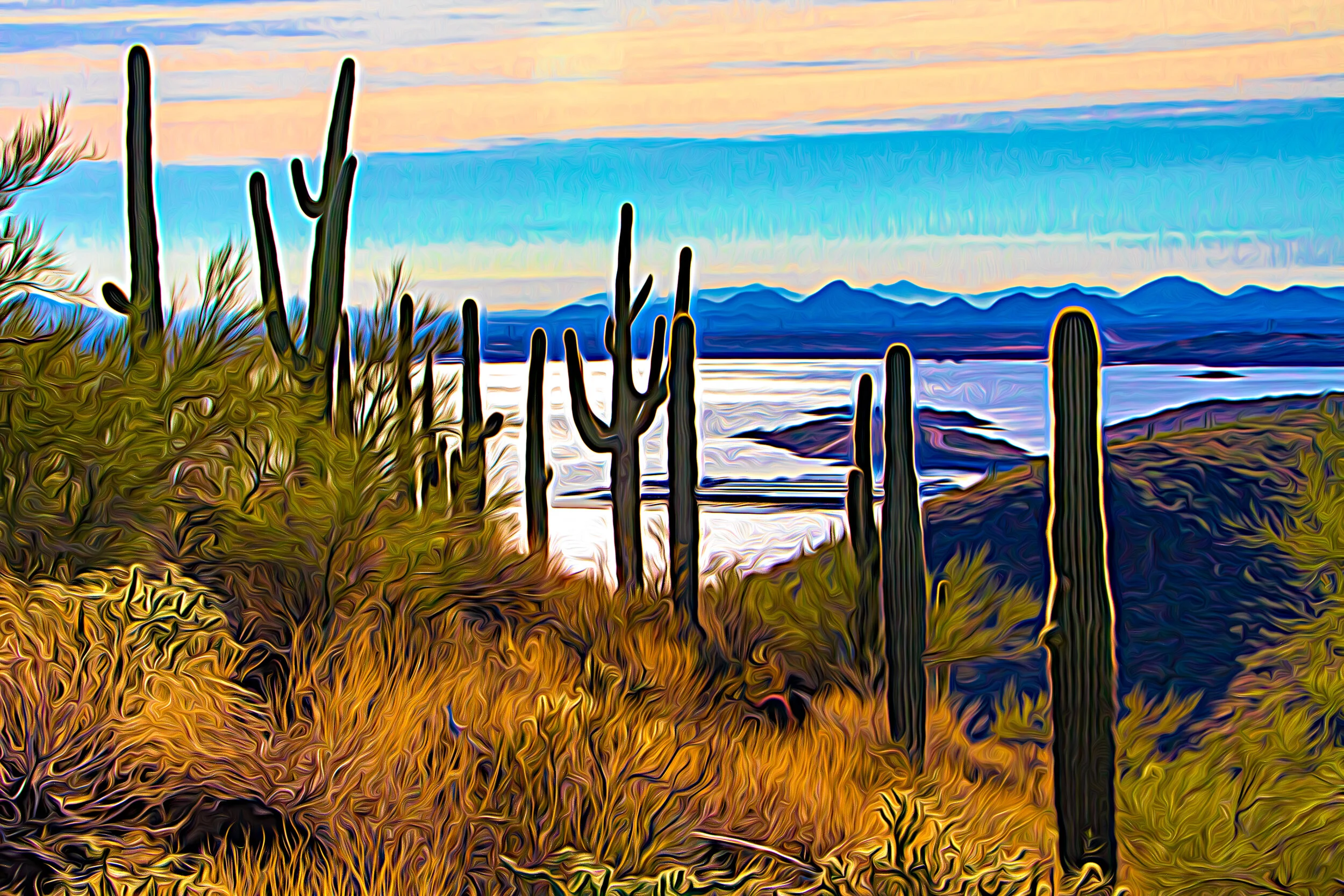 Variations on Lake Pleasant.JPG