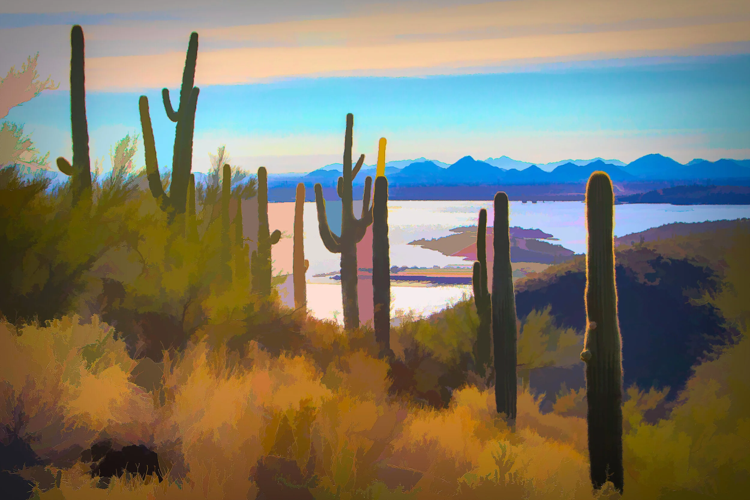 Variation on Lake Pleasant 4