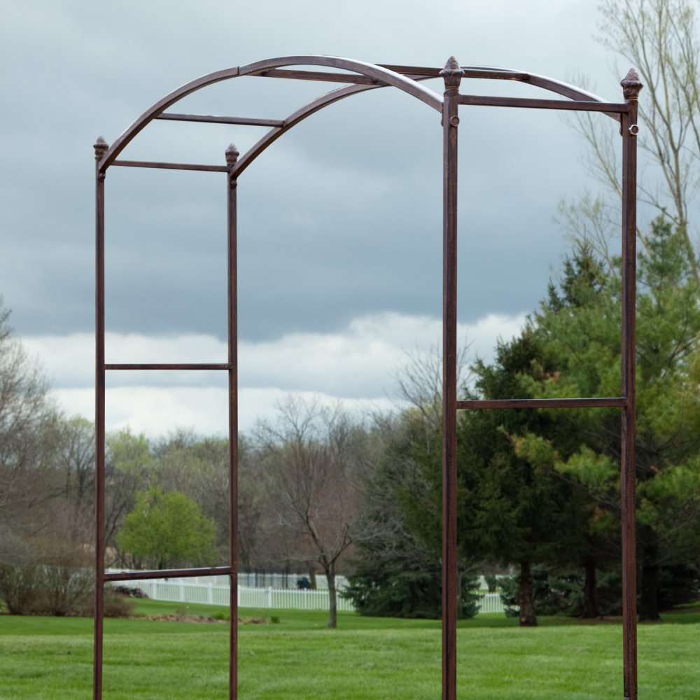 Metal Arch Bronze with stakes 56in W x 12 in D x 79 in H.jpg