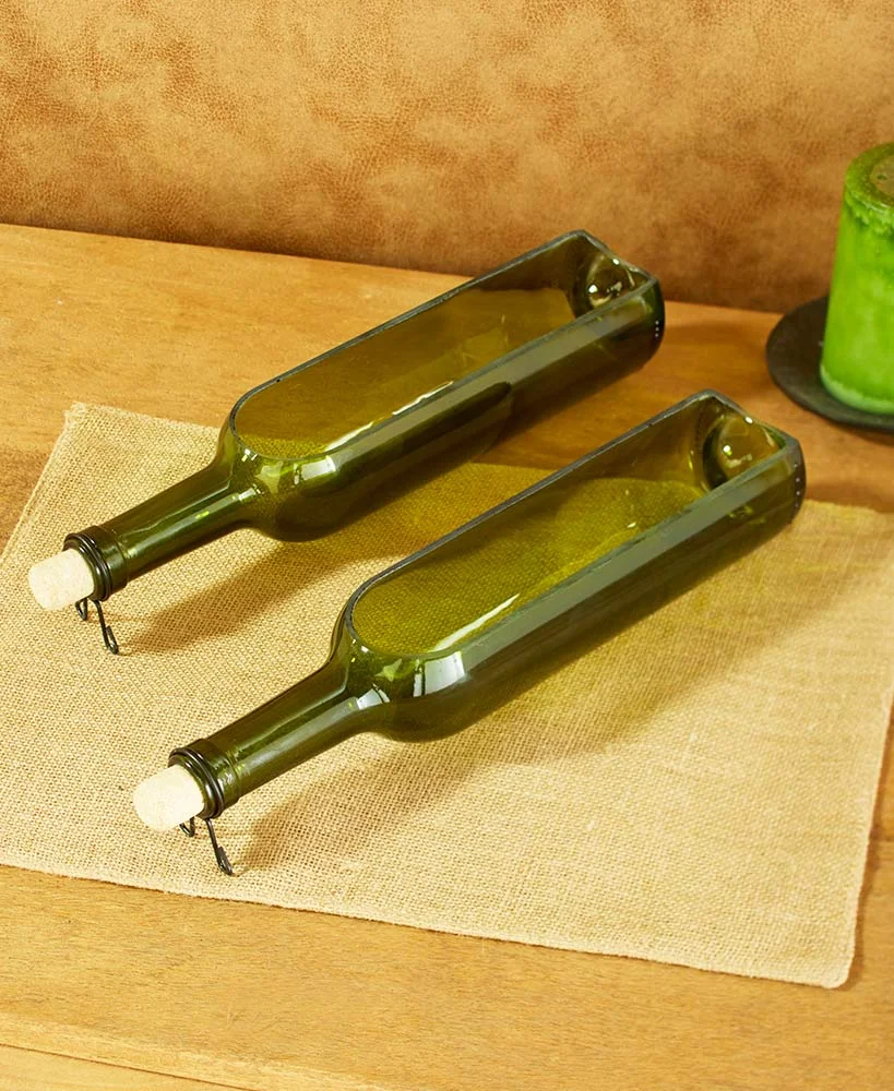 wine bottle planters.3 in wide.13.5 in long_2.34 in high. glass.jpg