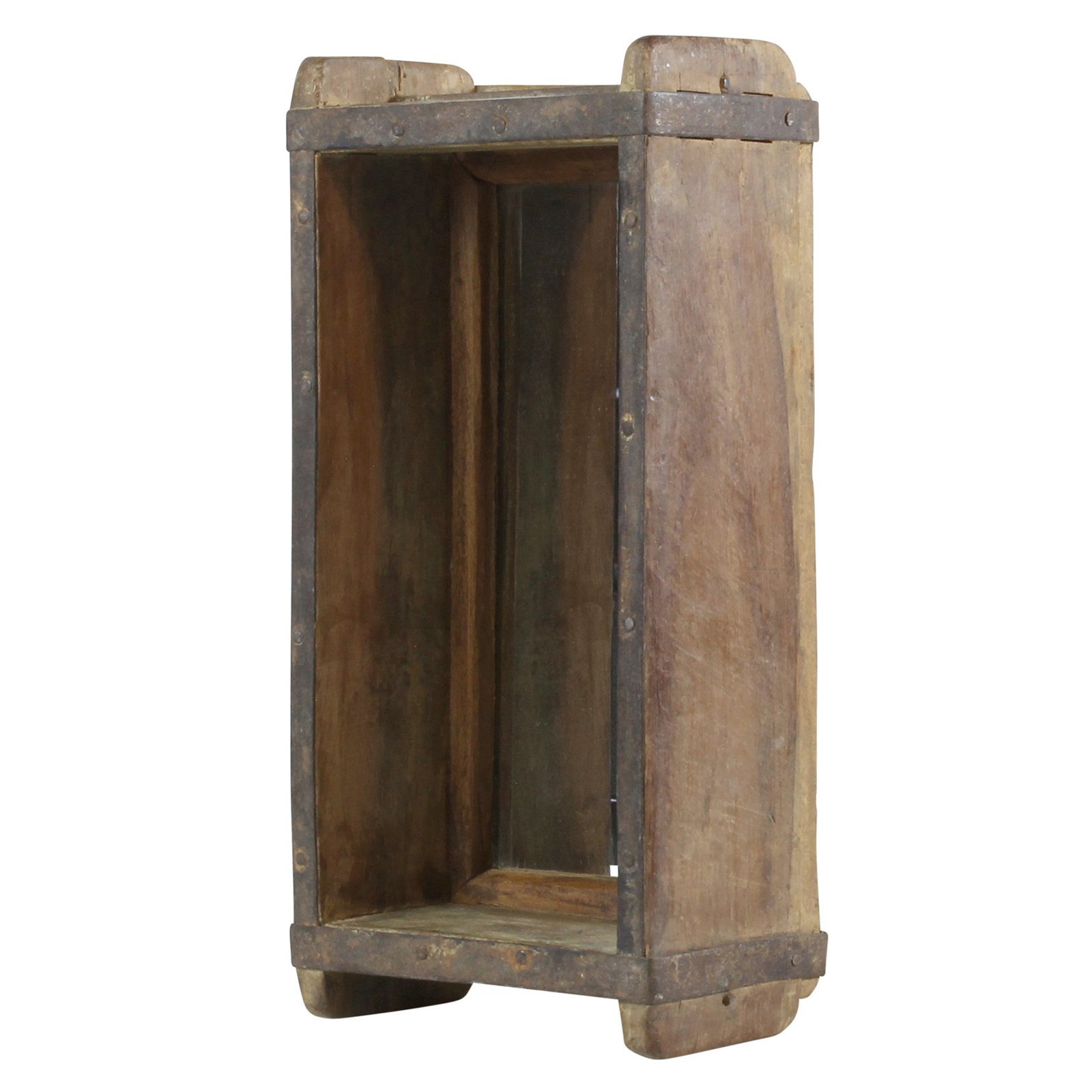 Wood Box Planter. Vintage Single Brick Mold..jpeg