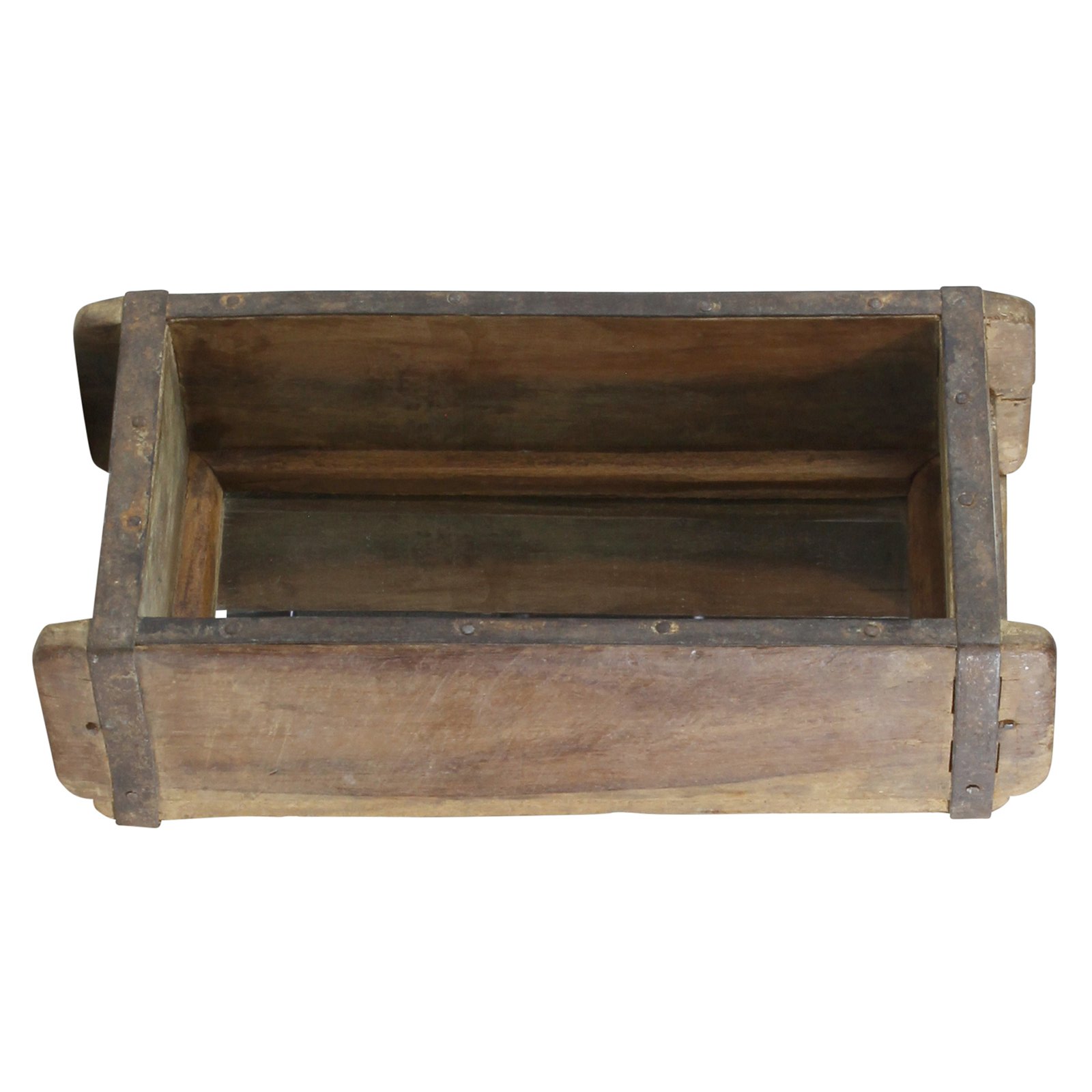 Wood Box Planter. Vintage Single Brick Mold..jpeg
