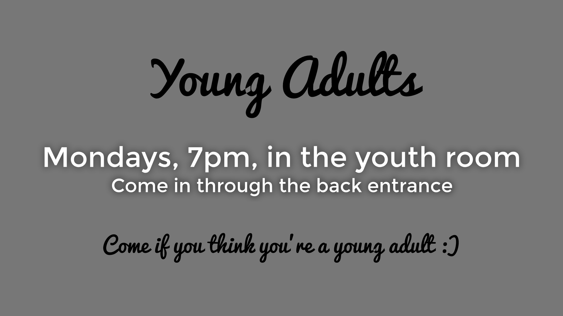 Young Adults