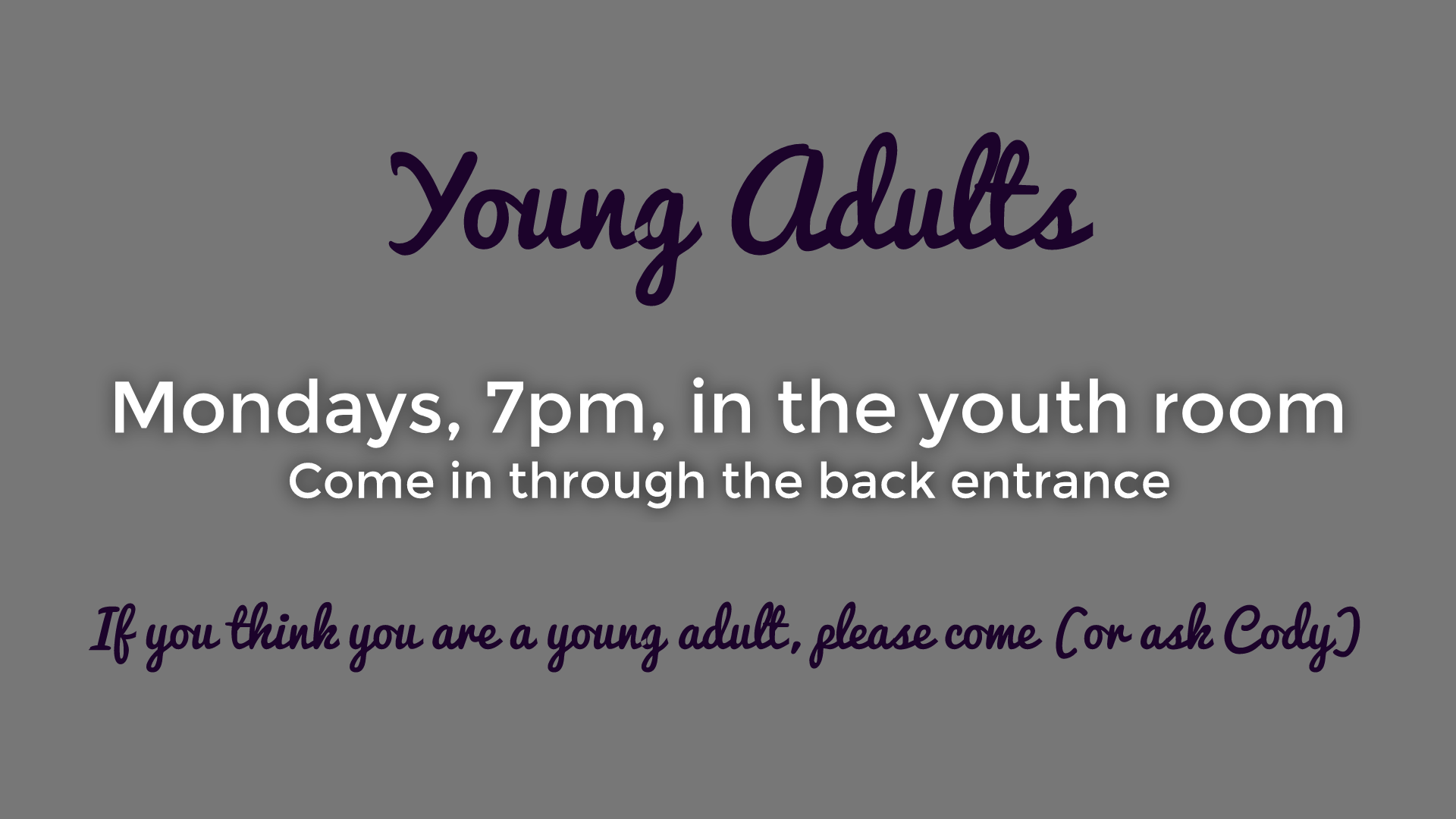 Young Adults
