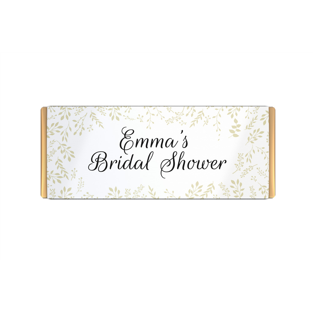 Gold Floral Chocolate Candy Bar Wrapper Image and Template For Blank Candy Bar Wrapper Template For Word