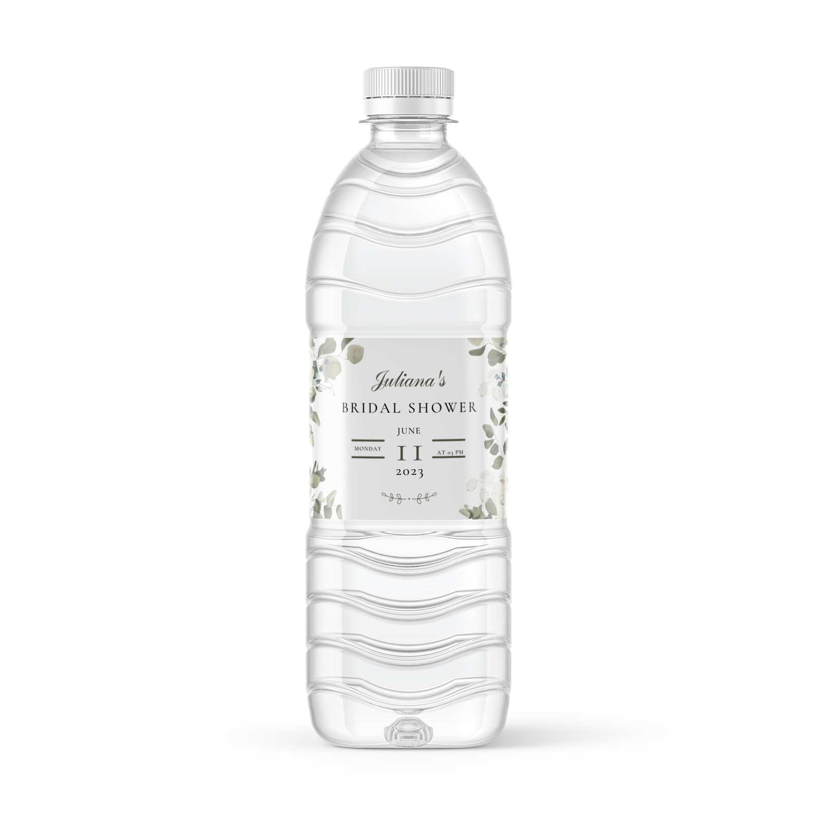 Free Luxury Floral Bridal Shower Design For 8x2 Inch Water Bottle free-luxury-floral-bridal-shower-design-for-8x2-inch-water-bottle