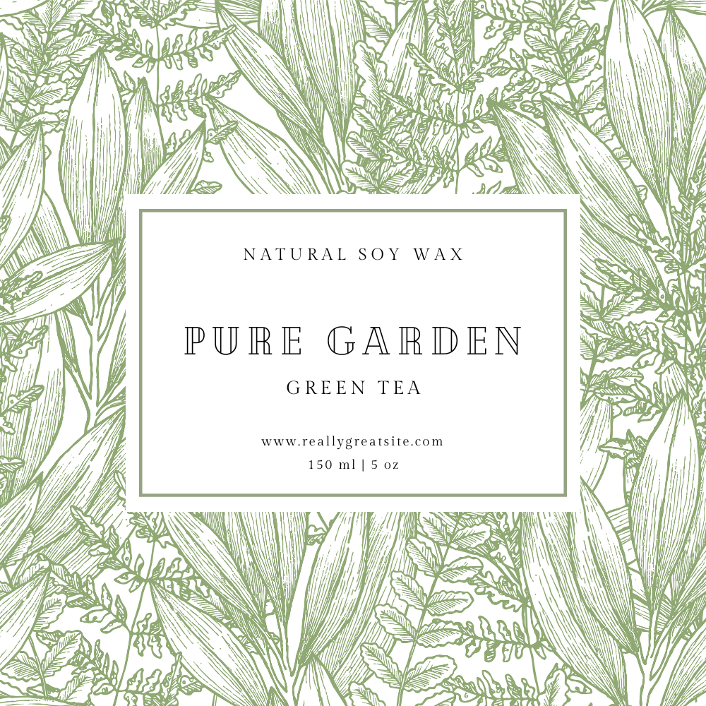 Green Botanical Vintage Cosmetic Labels — Dashleigh Template Center