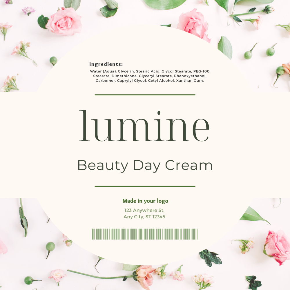 Rose Floral Cosmetic Labels Free Canva Templates and Designs