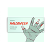 Personalized Family Green Zombie Halloween Design for 5x5 inch ...