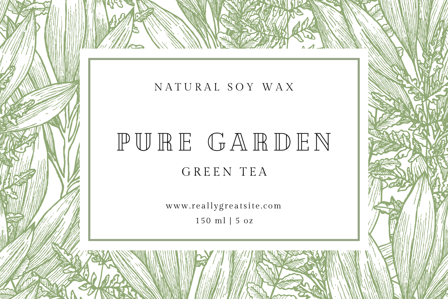 Green Botanical Vintage Cosmetic Labels — Dashleigh Template Center