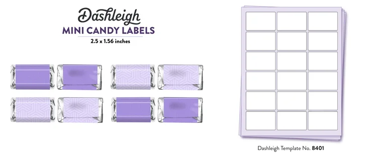 Free Mini Candy Bar Label Templates for Word, Canva, Adobe -- Learn to ...