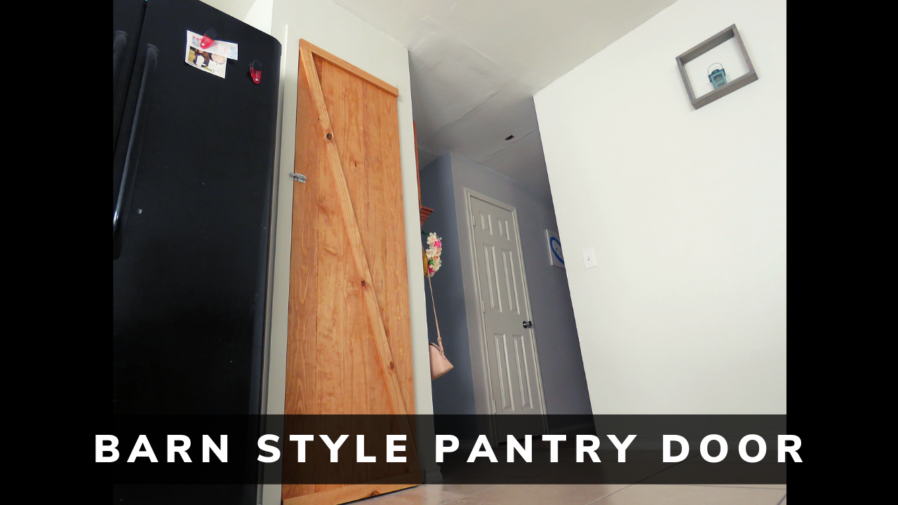 How to: Barn Style Pantry Door
